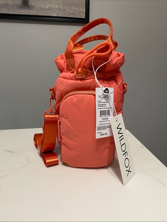 Wildfox Handbags - Wildfox Coral Orange Mini Crossbody Water Bottle Holder